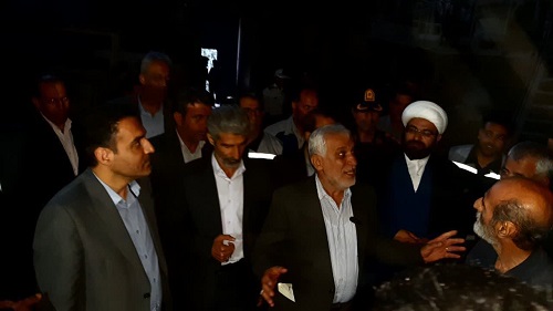 بازدید شبانه استاندار لرستان از کارخانه فارسیت دورود