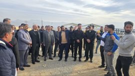 حضور سیدسعید شاهرخی استاندارلرستان در دورود