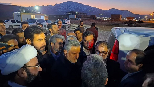بازدید میدانی وزیر تعاون، کار و رفاه اجتماعی از پروژه فاز چهارم سیمان دورود